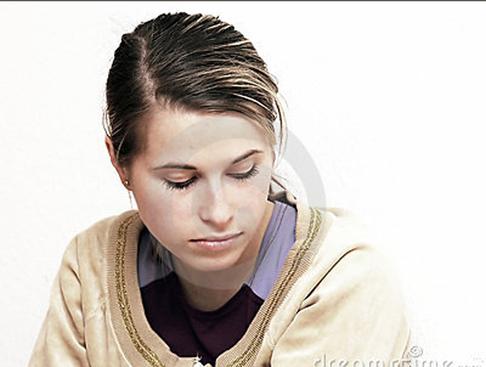 depressed girl